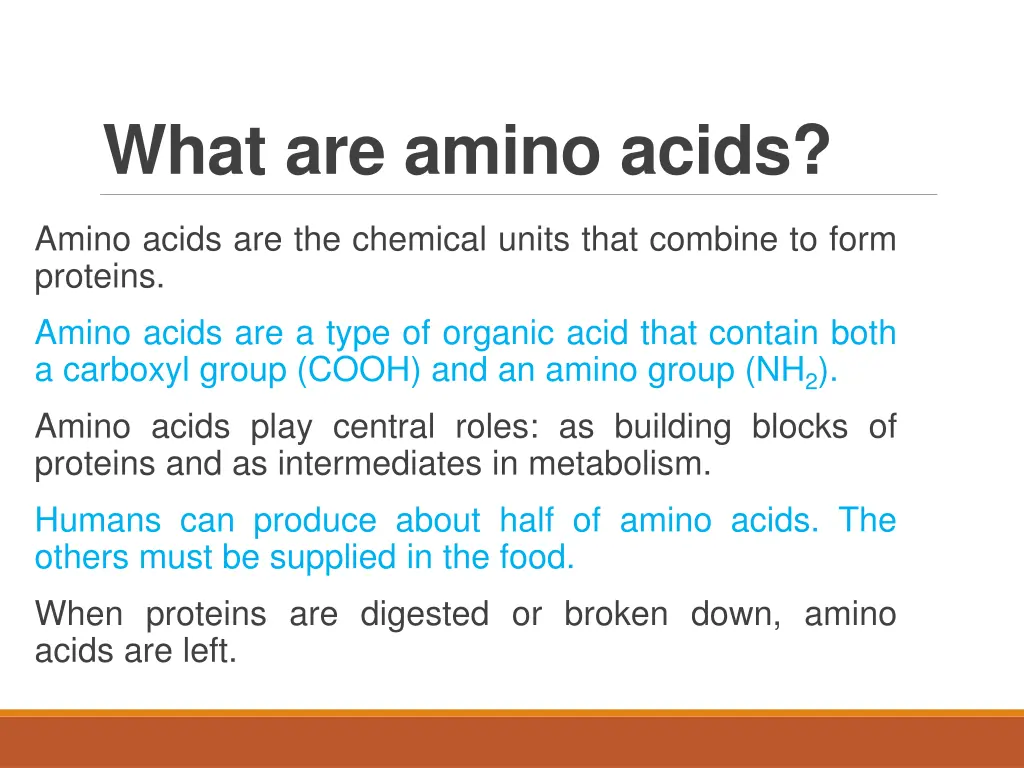 what are amino acids
