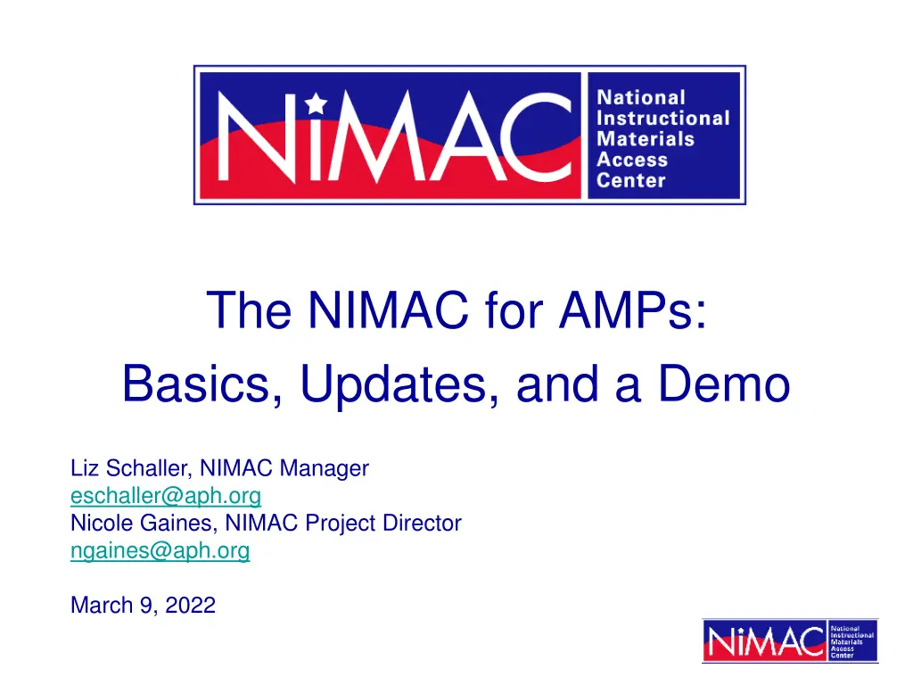 the nimac for amps basics updates and a demo