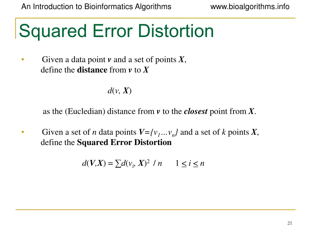 an introduction to bioinformatics algorithms 17