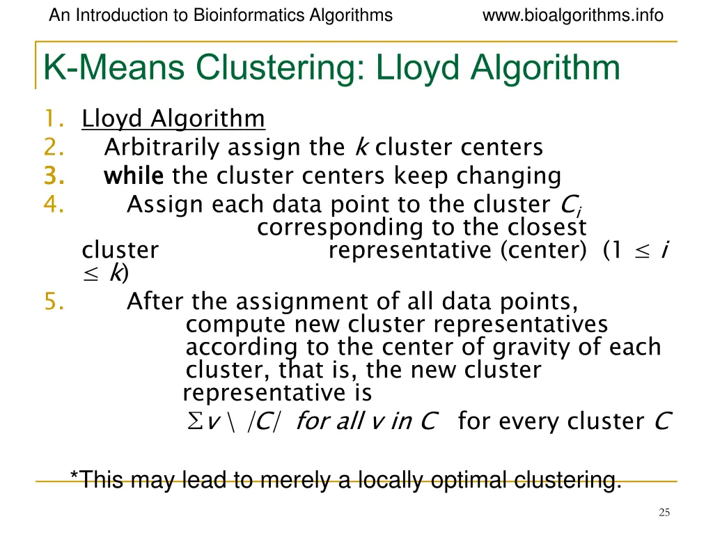an introduction to bioinformatics algorithms 21