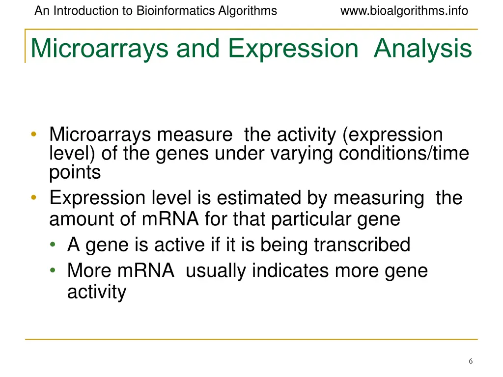 an introduction to bioinformatics algorithms 4