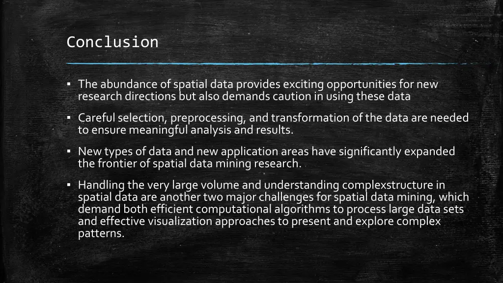 conclusion