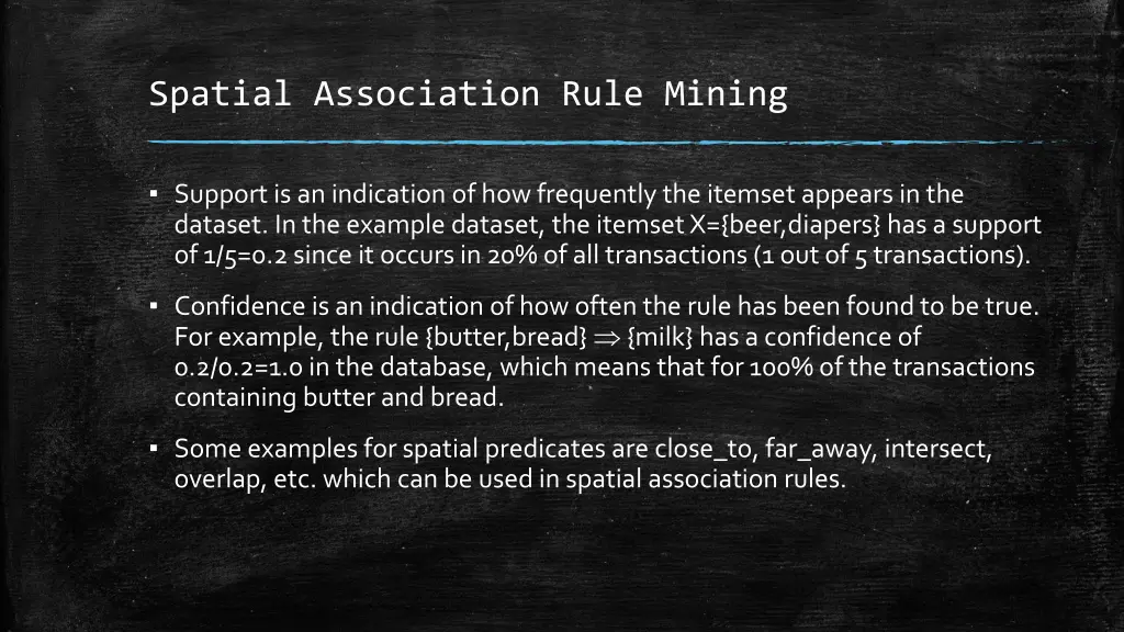 spatial association rule mining 2