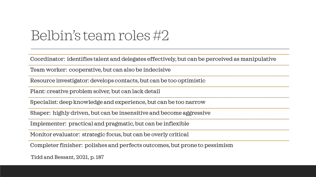 belbin s team roles 2