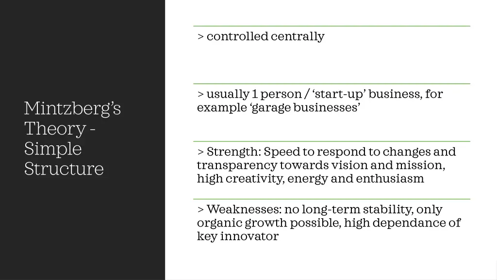 controlled centrally