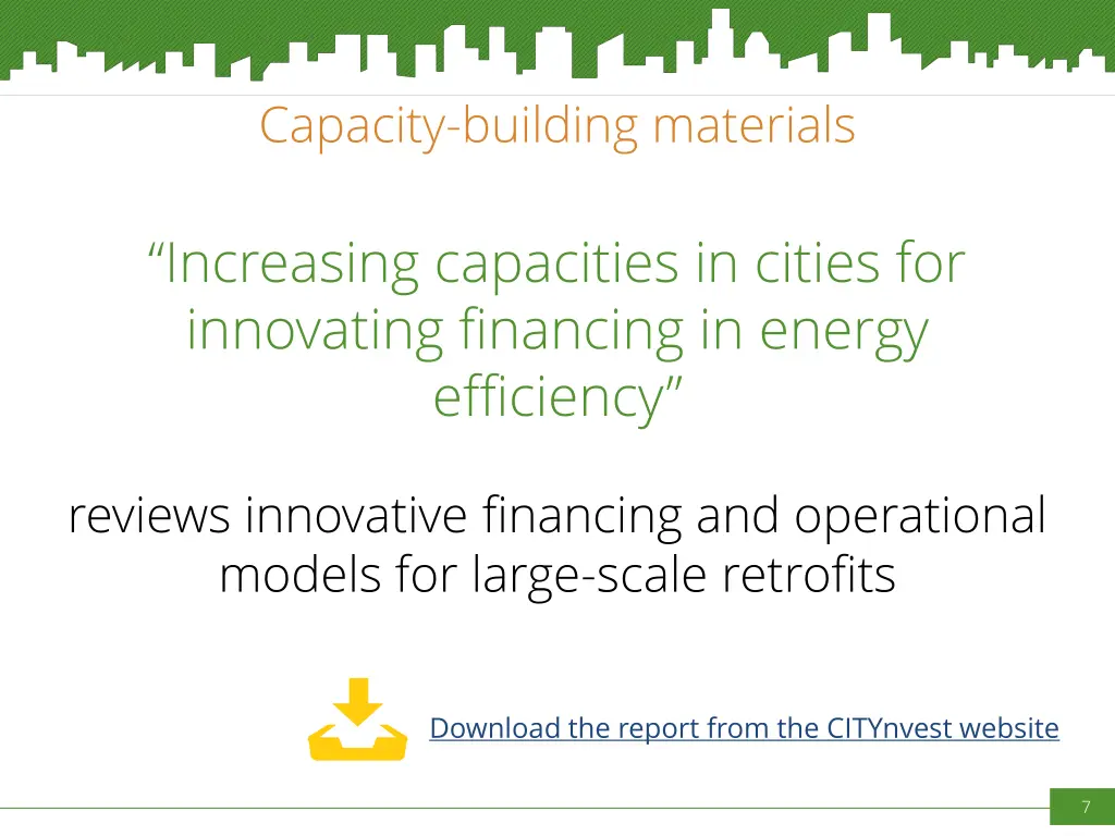 capacity building materials