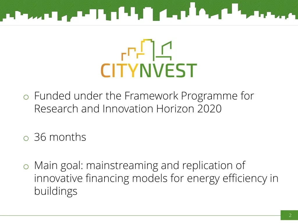 o funded under the framework programme