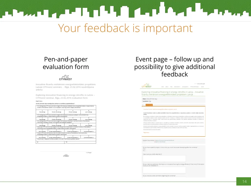 your feedback is important
