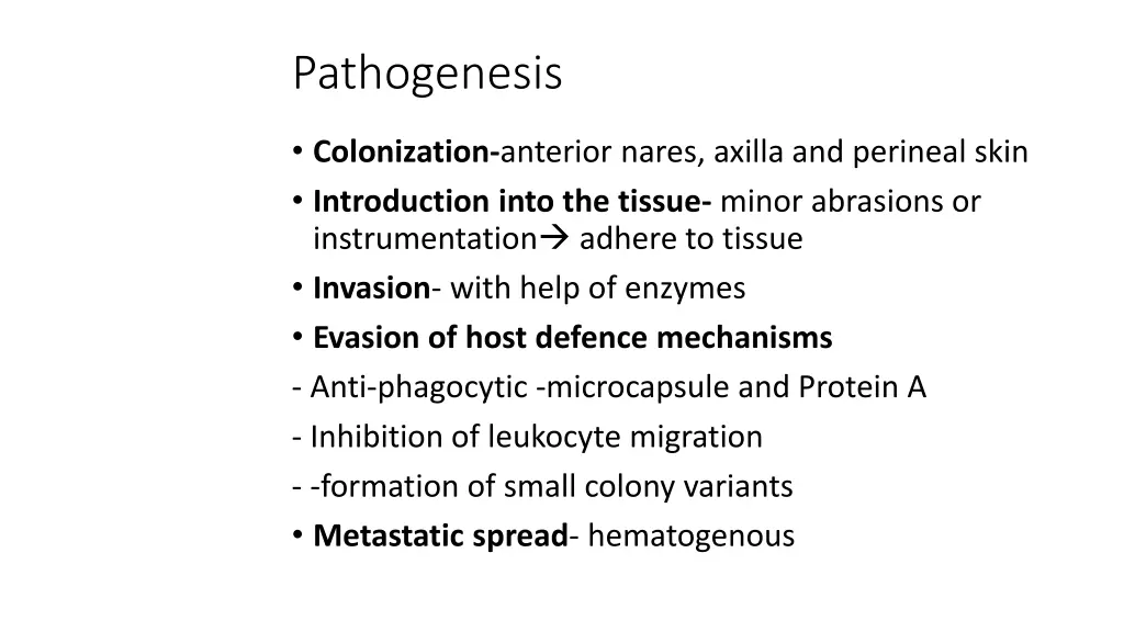 pathogenesis