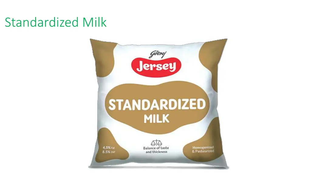standardized milk