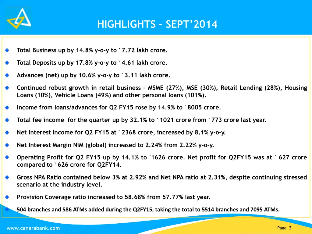 highlights sept 2014