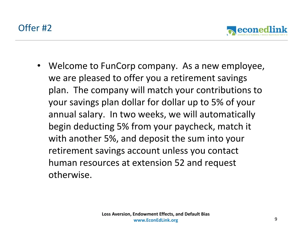 offer 2
