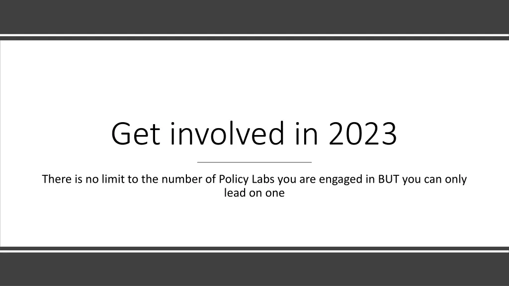 get involved in 2023