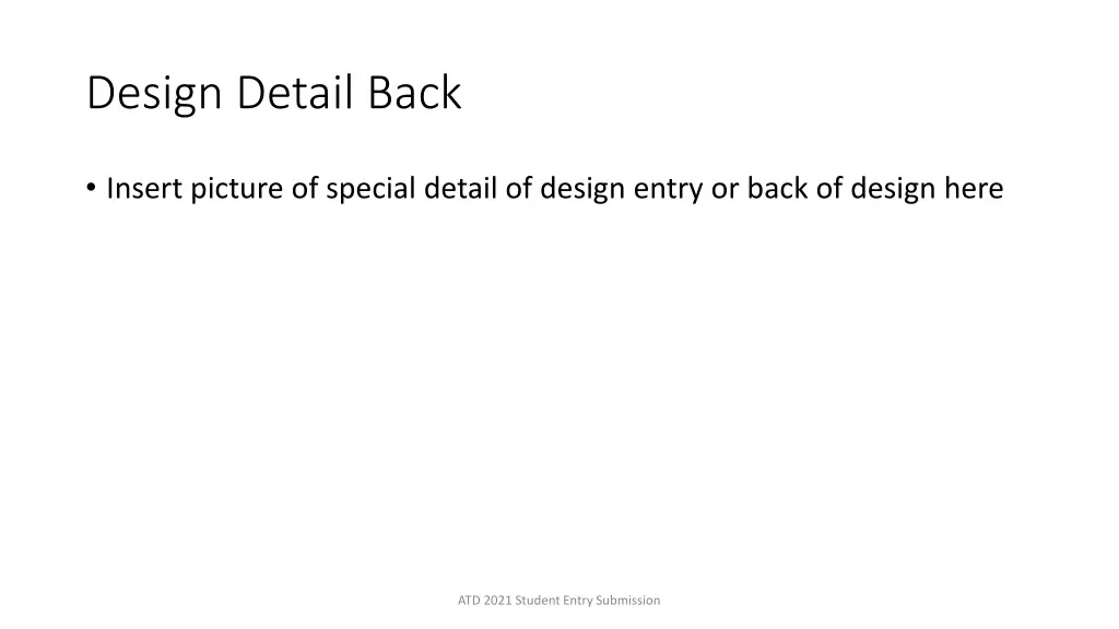 design detail back