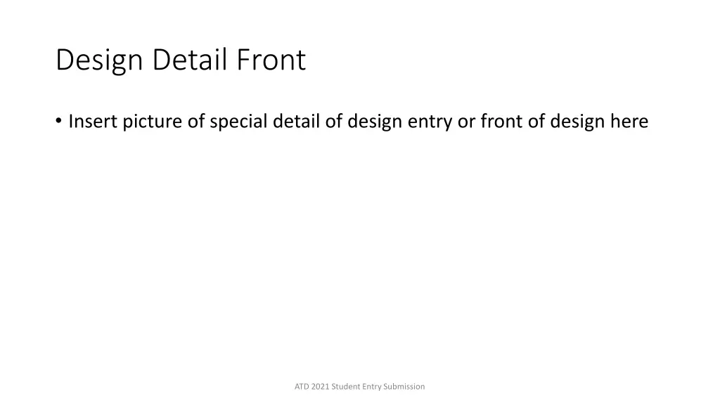 design detail front
