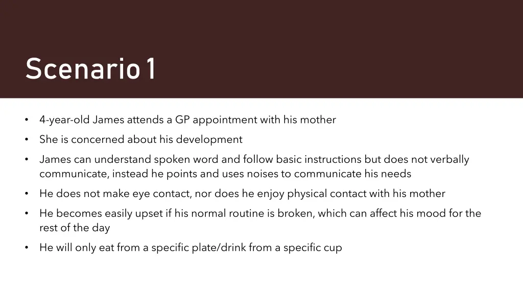 scenario 1