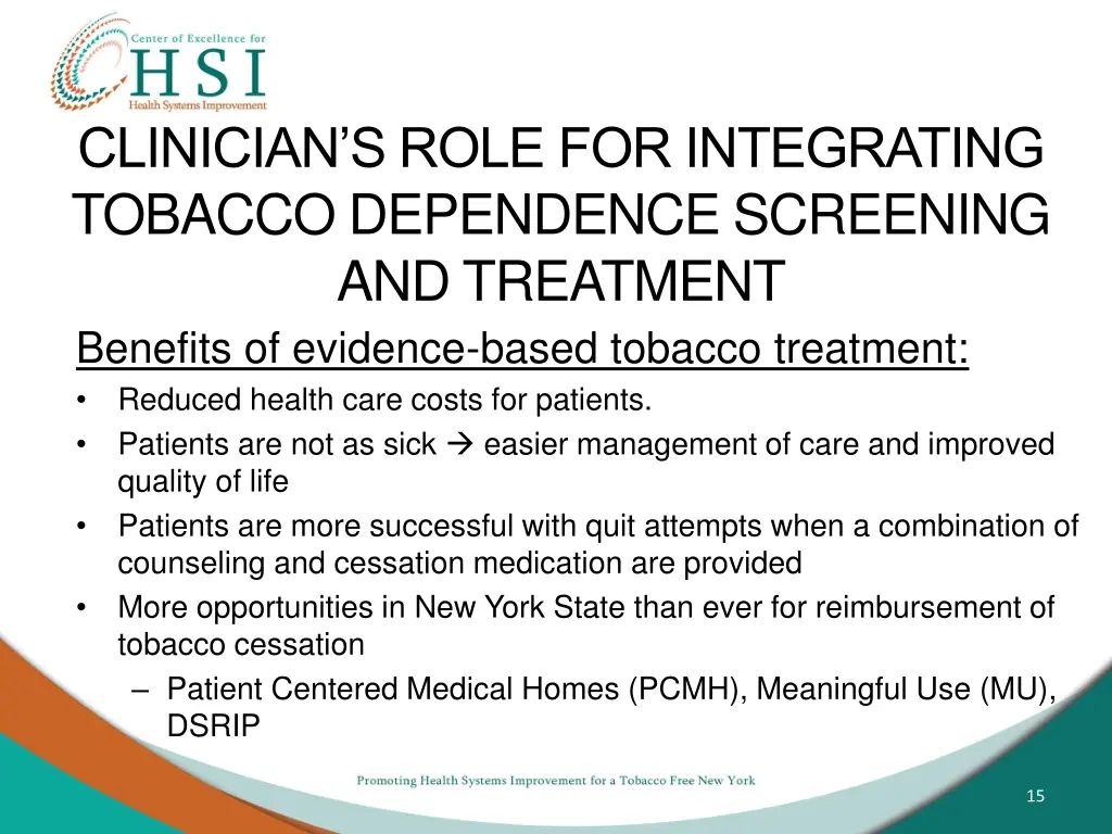 clinician s role for integrating tobacco 3