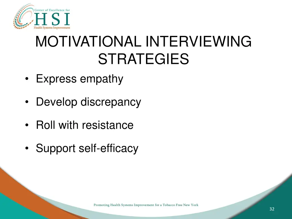 motivational interviewing strategies express