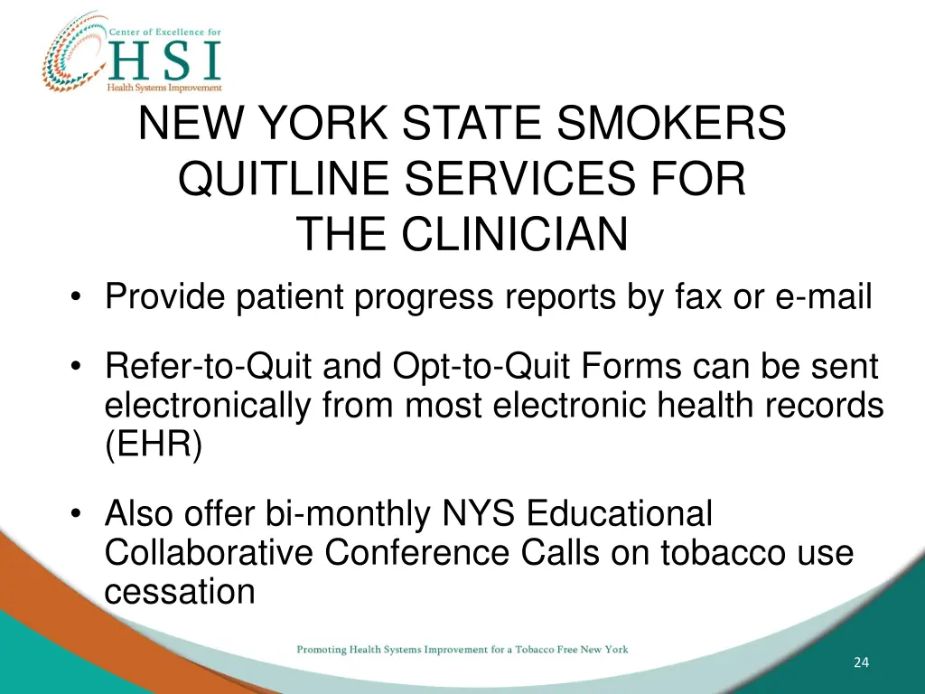 new york state smokers quitline services