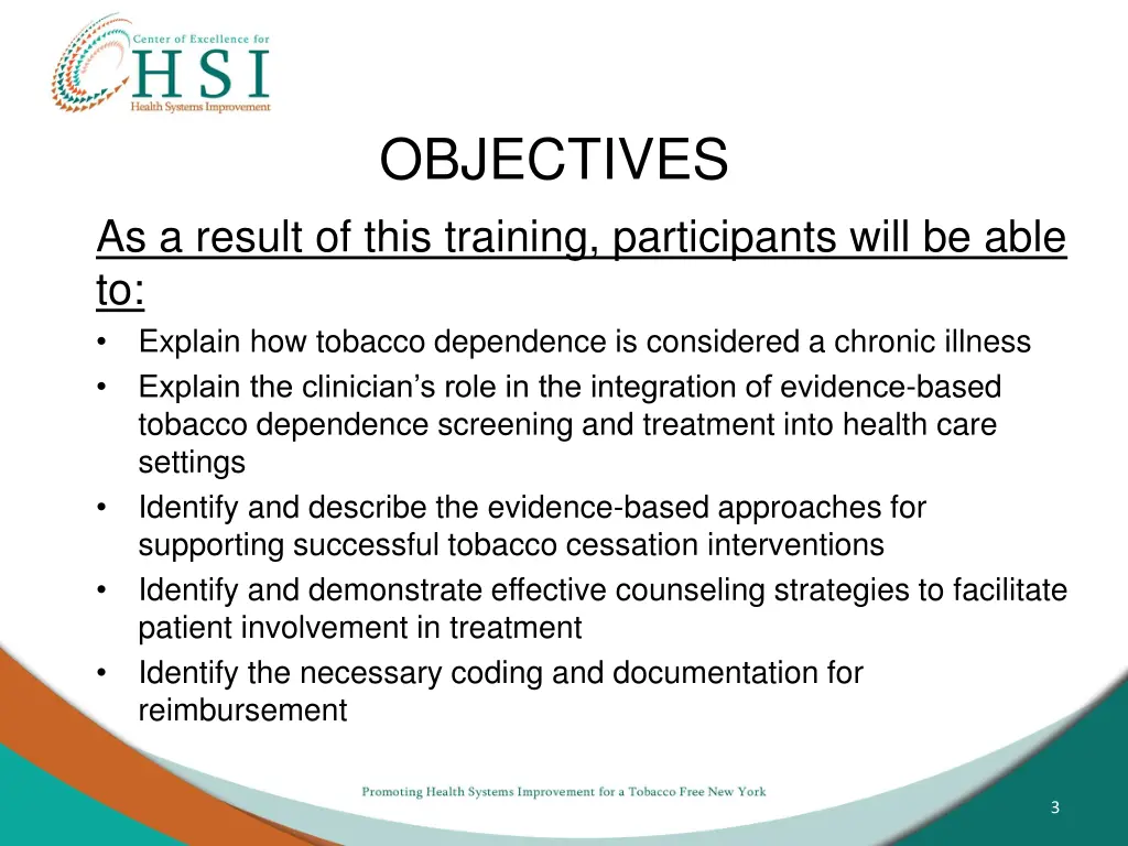 objectives