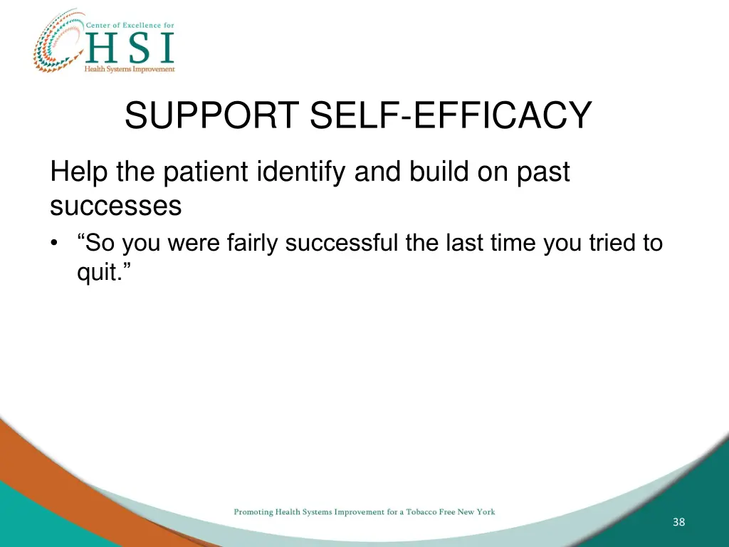 support self efficacy