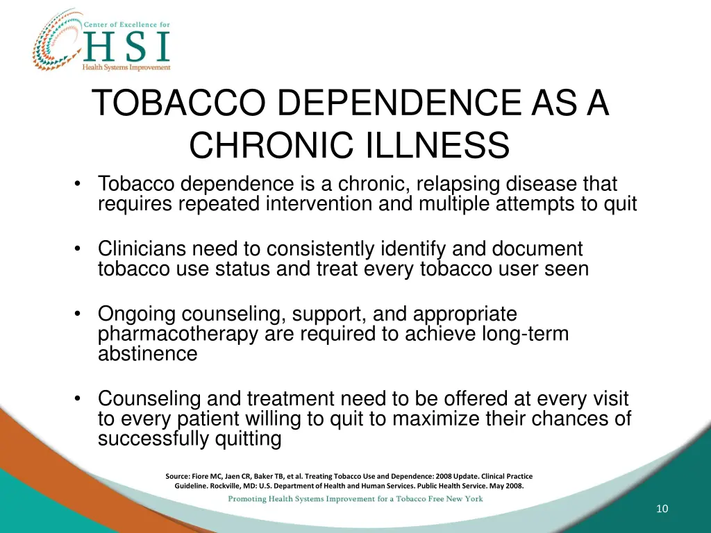 tobacco dependence as a chronic illness 3