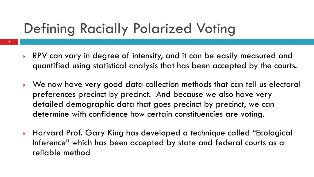 defining racially polarized voting 2