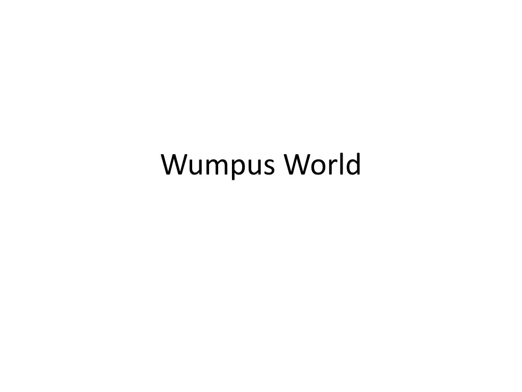 wumpus world