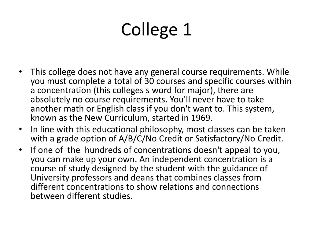 college 1 3