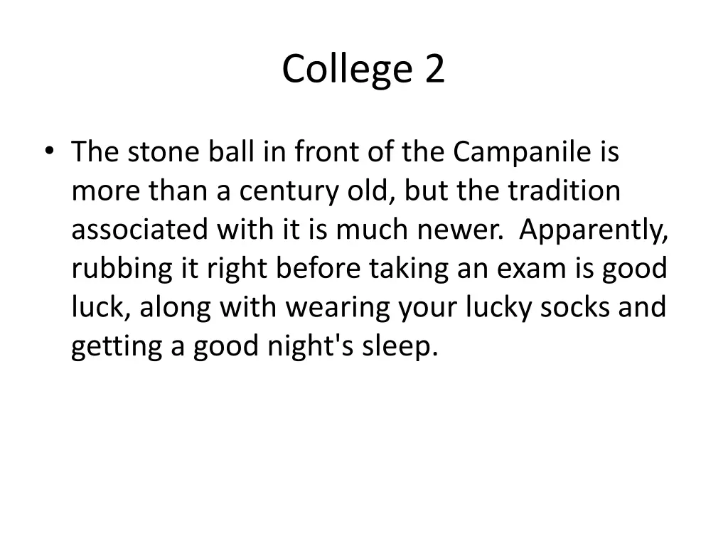 college 2 1
