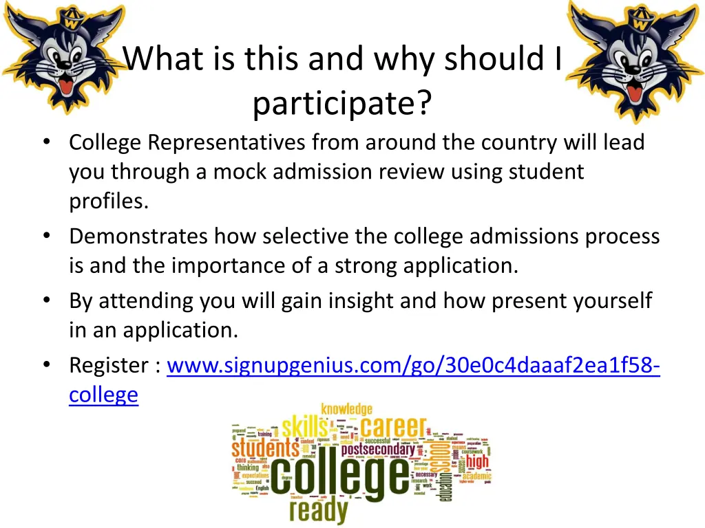 what is this and why should i participate college