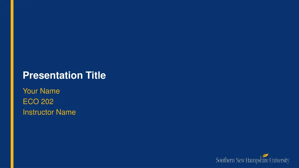 presentation title