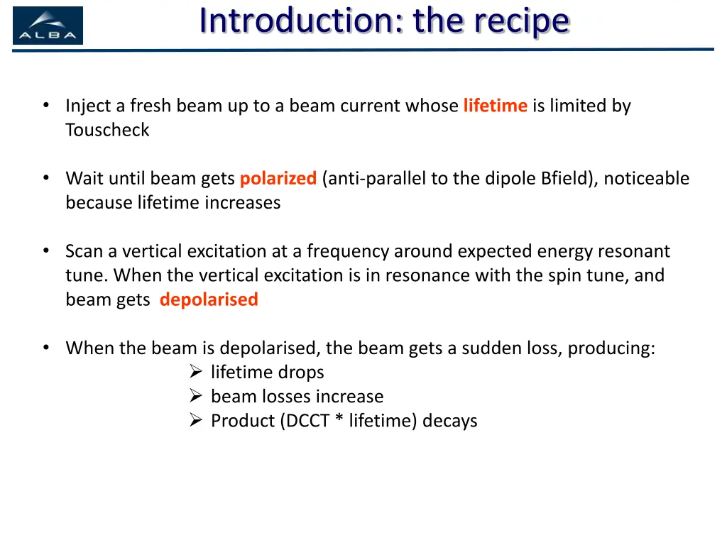 introduction the recipe