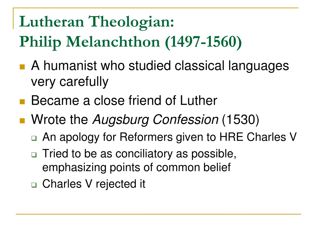 lutheran theologian philip melanchthon 1497 1560