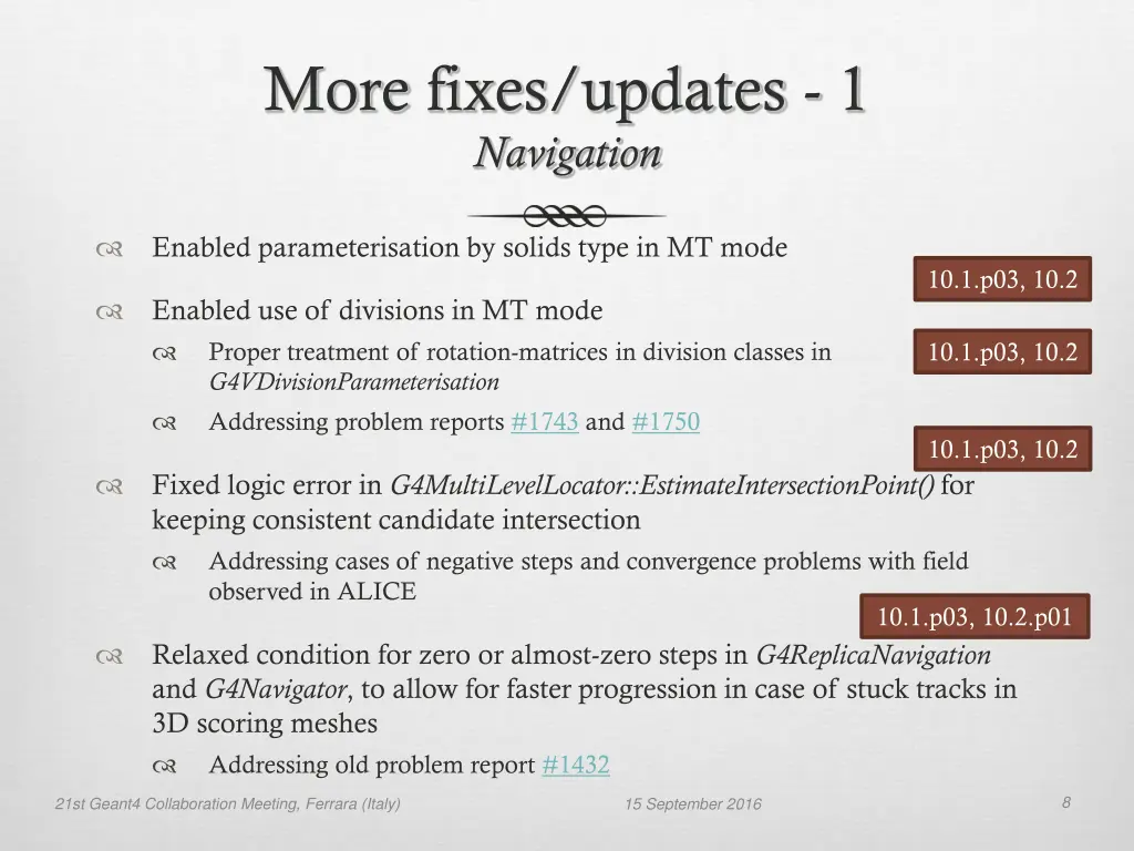 more fixes updates 1 navigation