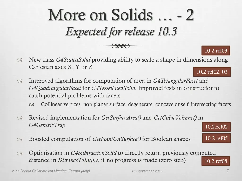 more on solids 2 expected for release 10 3