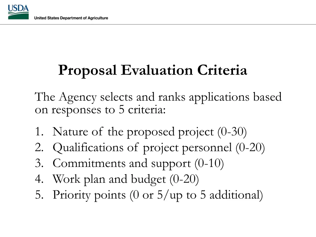 proposal evaluation criteria 1