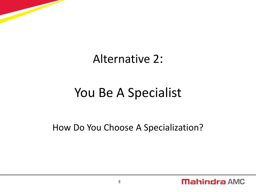 alternative 2
