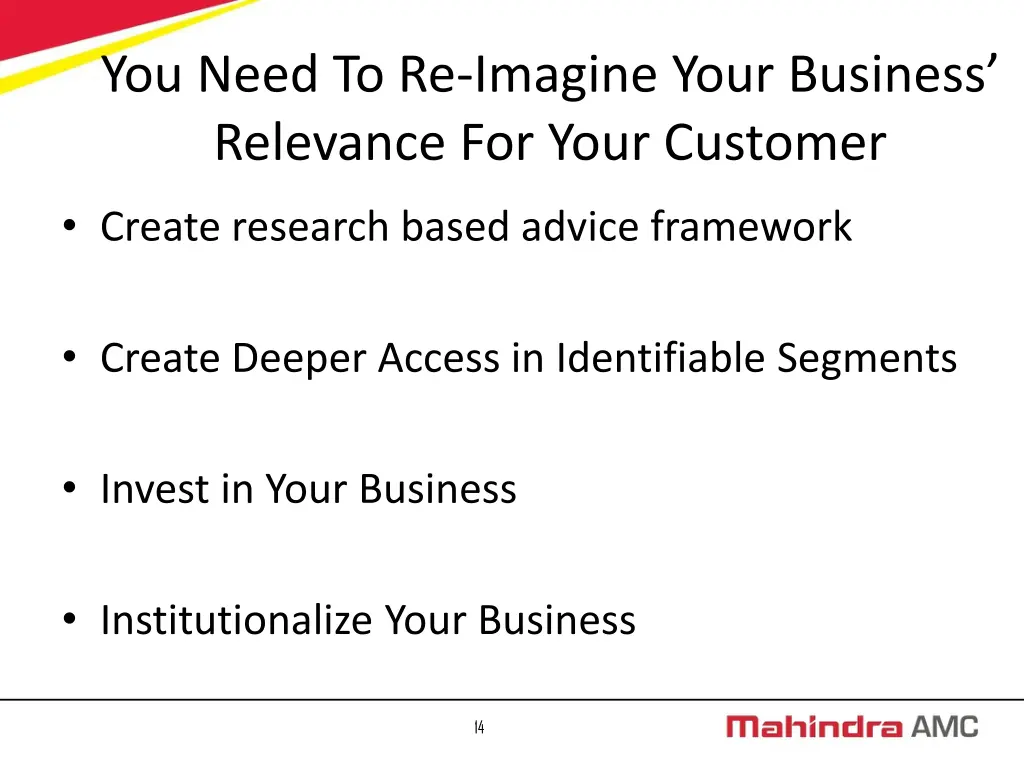 you need to re imagine your business relevance