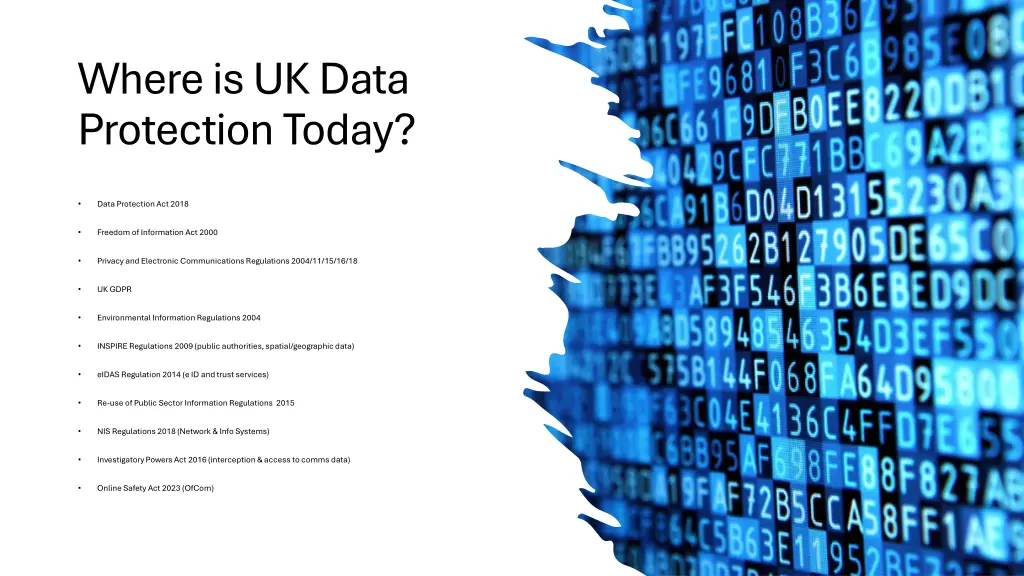 where is uk data protection today