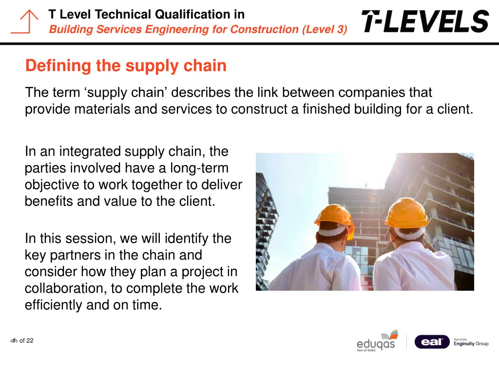 t level technical qualification in building 1