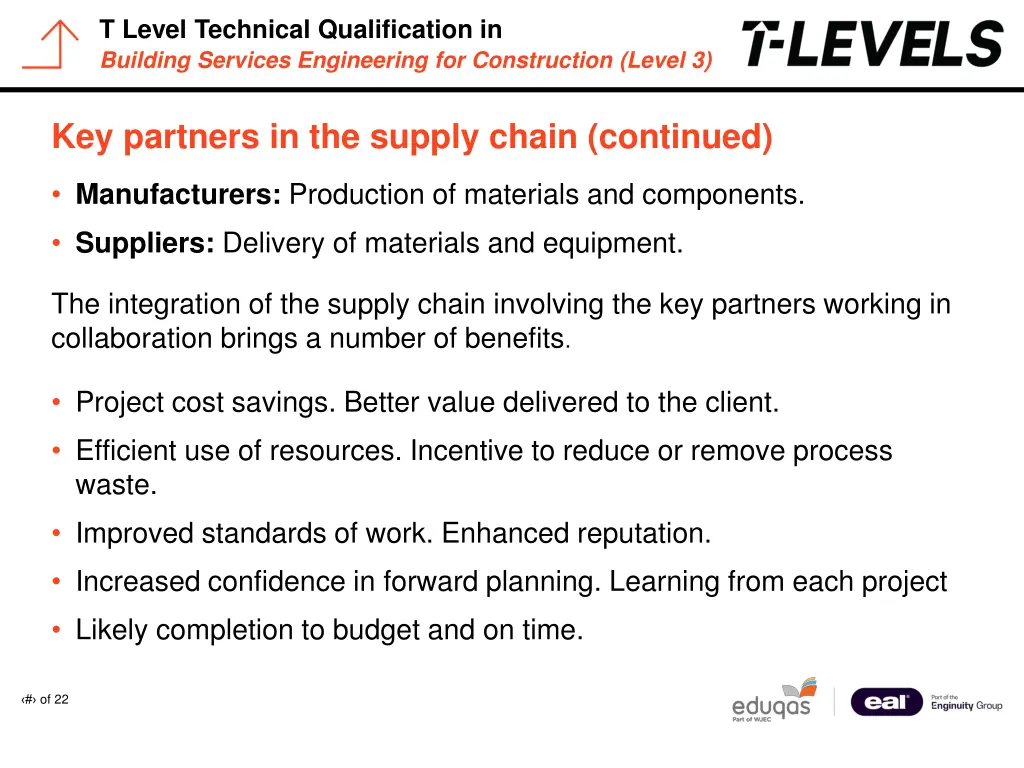 t level technical qualification in building 4