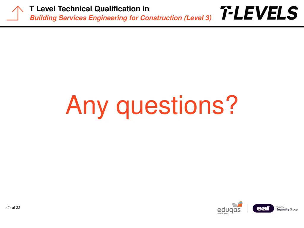 t level technical qualification in building 7