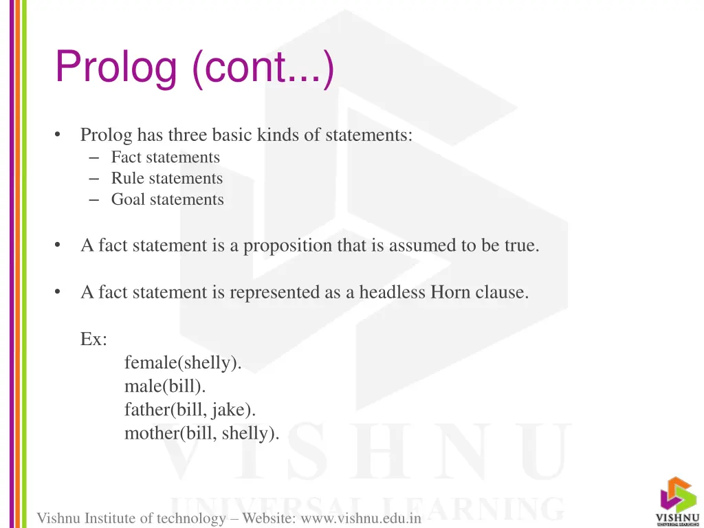 prolog cont 1