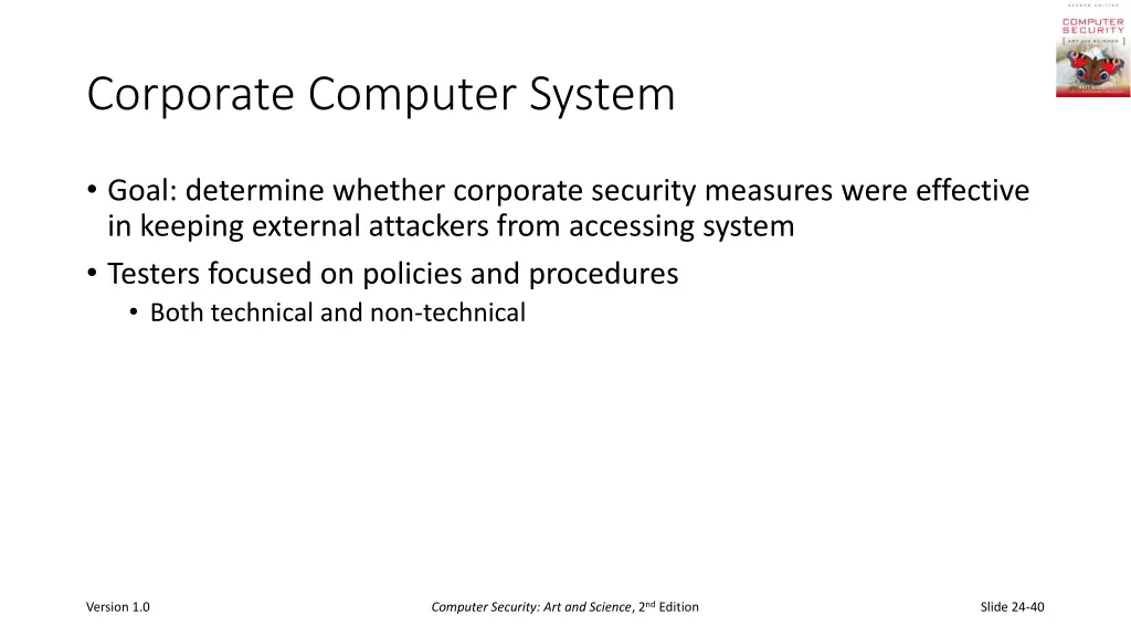 corporate computer system