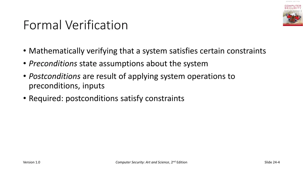 formal verification