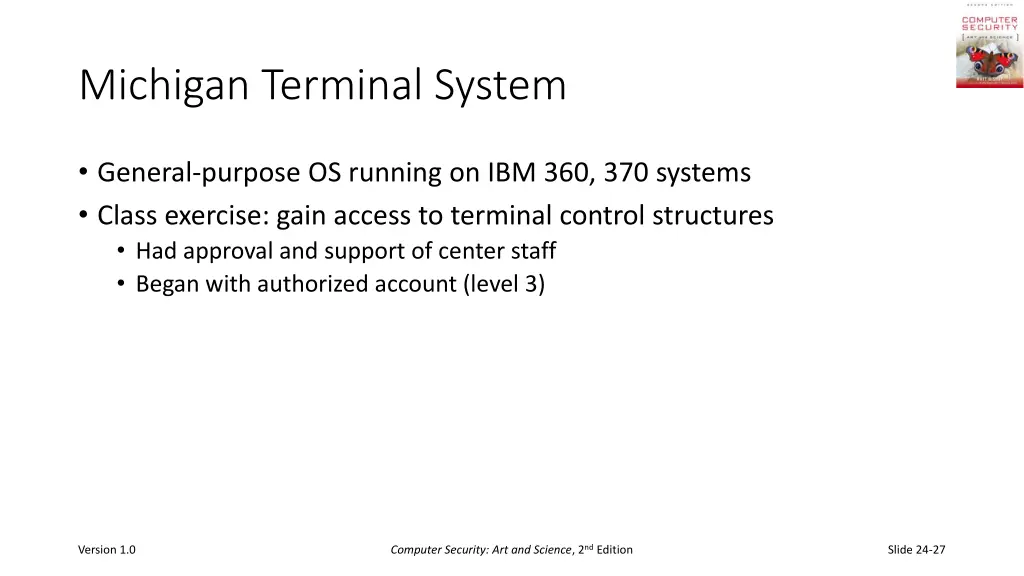 michigan terminal system