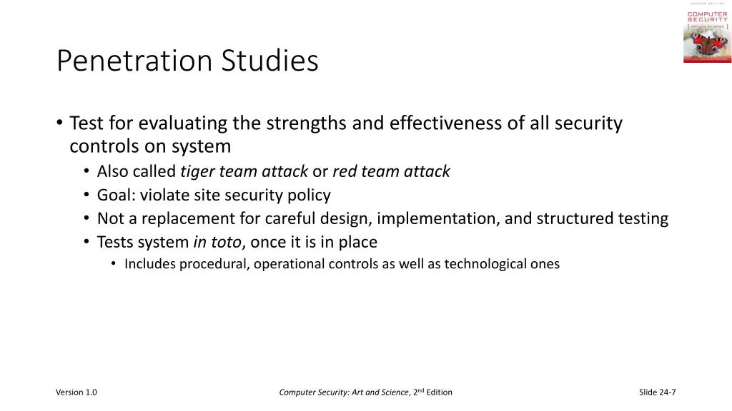 penetration studies