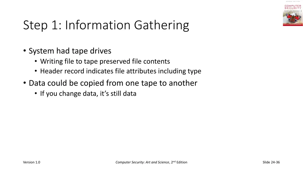 step 1 information gathering 1