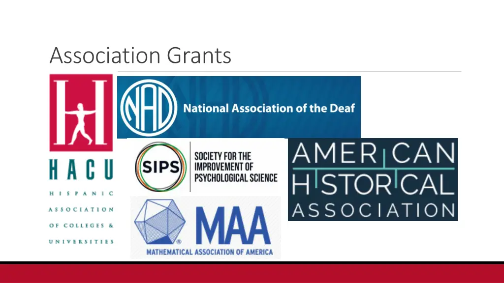 association grants